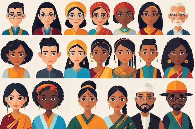 Vector-avatars