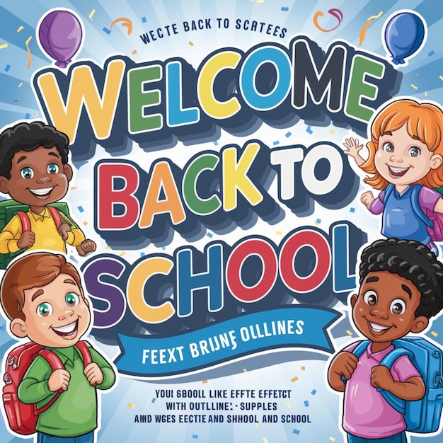 vector background for back to school season