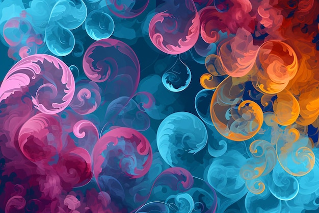 vector background with white circles