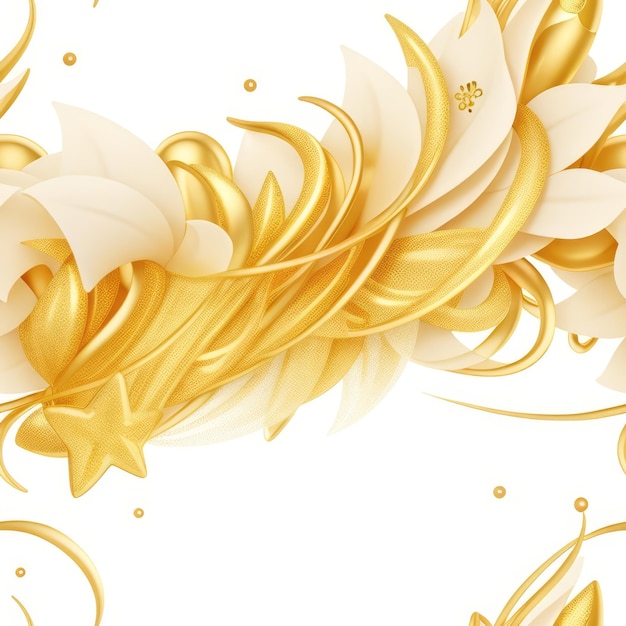 Vector beautiful golden smalll sparkles festivalwhite background