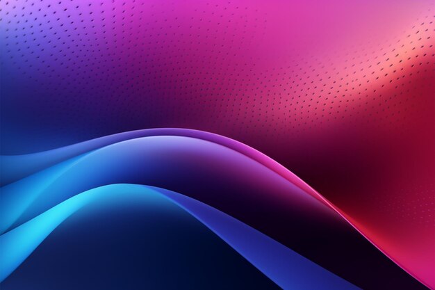 Vector BG Abstract purple blue pink gradient dotted pattern and elegant curves