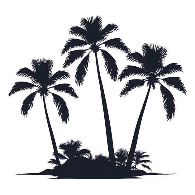 Photo vector black palm icon on white background