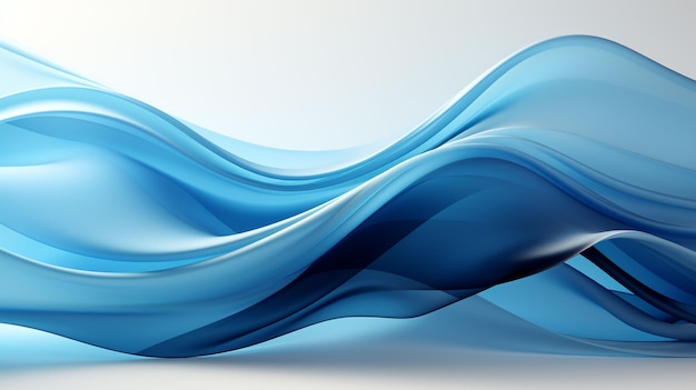 Vector blauwe curve achtergrond