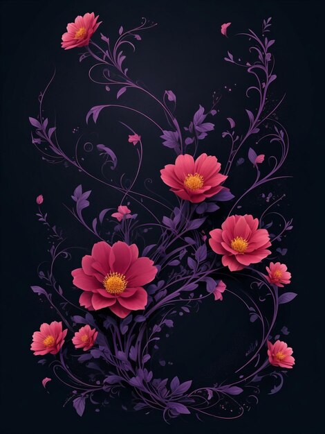 Photo vector blooming