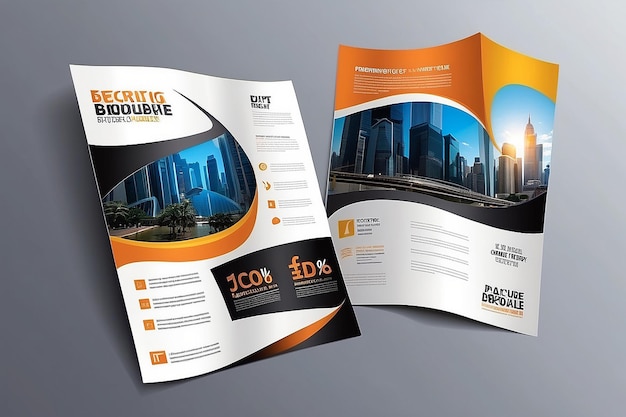 Vector brochure flyer magazine cover poster template