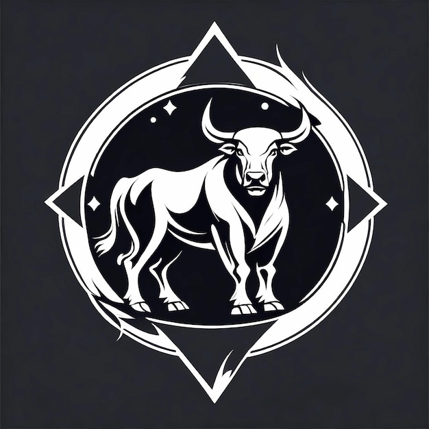 Photo vector bull logo