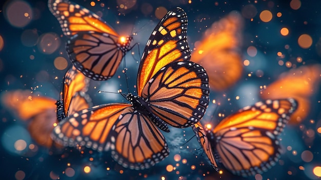 vector butterflies