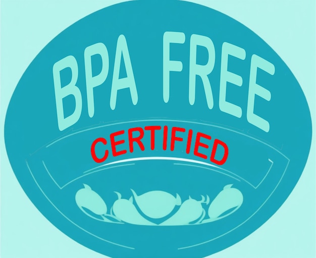 Photo vector certified bpa bisphenol free symbol