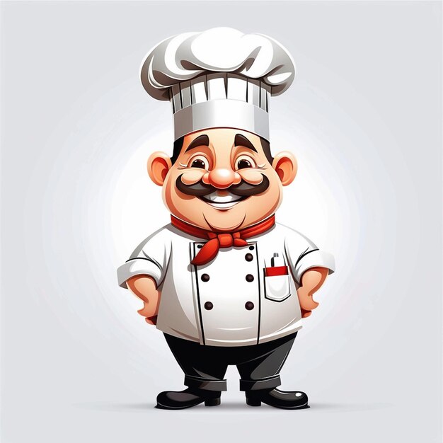 vector chef character design