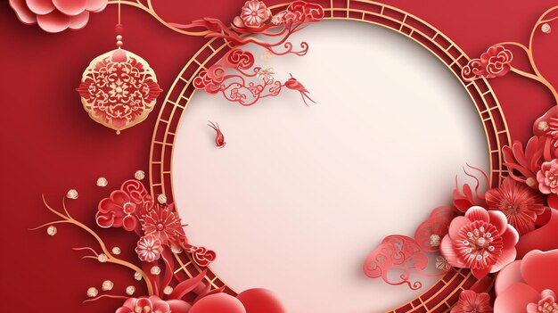 вектор празднование китайского нового года фотосессия