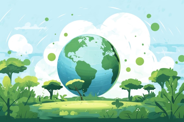 vector Concept for the International Day of Peace prosperous planet