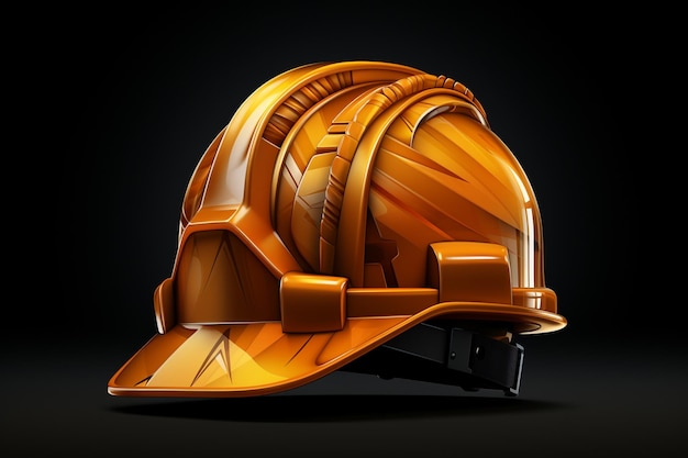 vector construction hat concept illustration