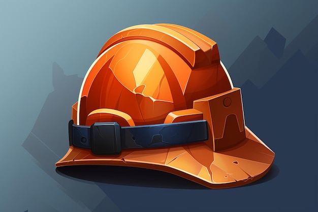 Photo vector construction hat concept illustration