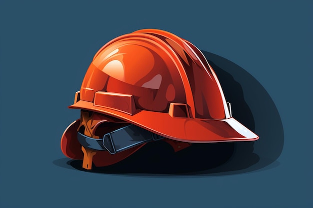 vector construction hat concept illustration