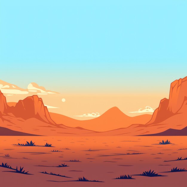 Photo vector desert background