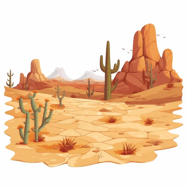 Photo vector desert background