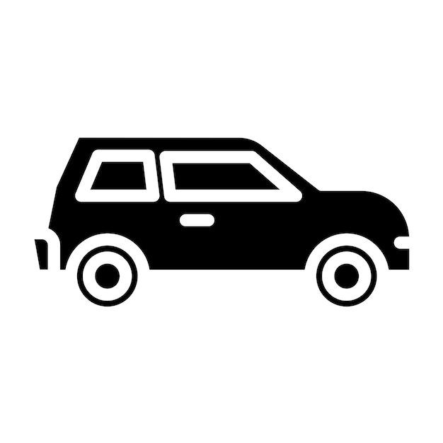 ベクトルデザイン カー アイコン スタイル