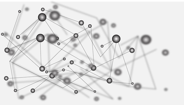 Vector design communications network data process activity data connect technology eps background