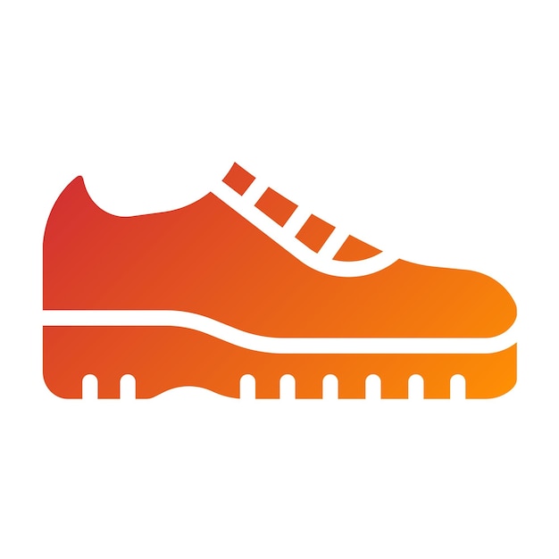 Векторный дизайн обуви Icon Style