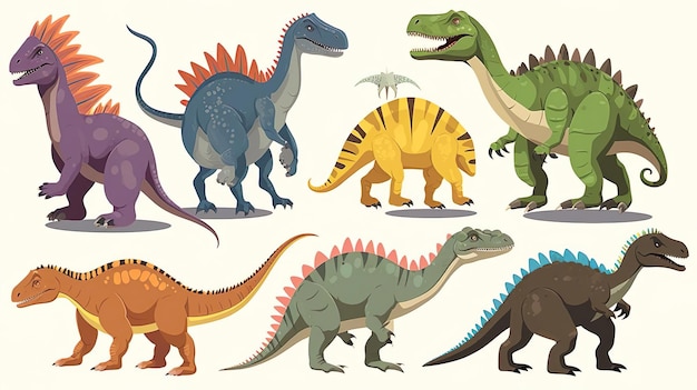 Vector dinosaurussilhouet