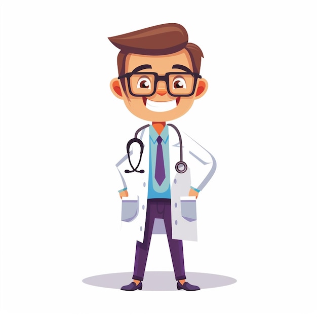 vector doctor medical hospital health medicine illustration care man clinic people profes