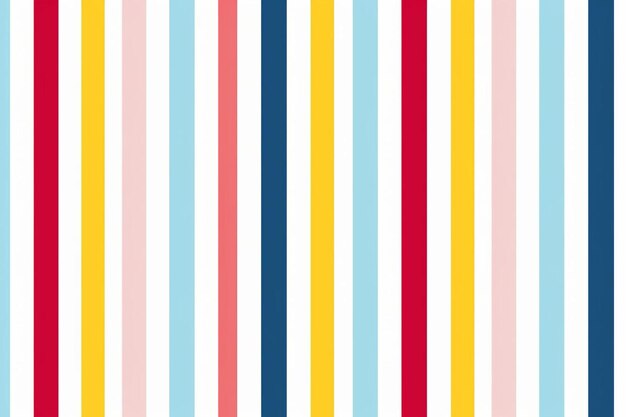 Photo vector drawn colorful stripes white seamless pattern