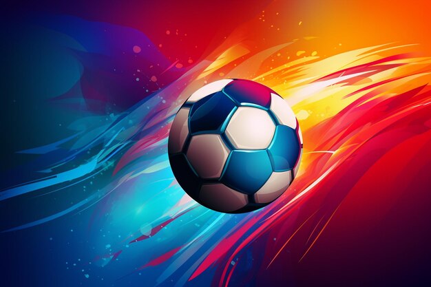 vector dynamic gradient football background