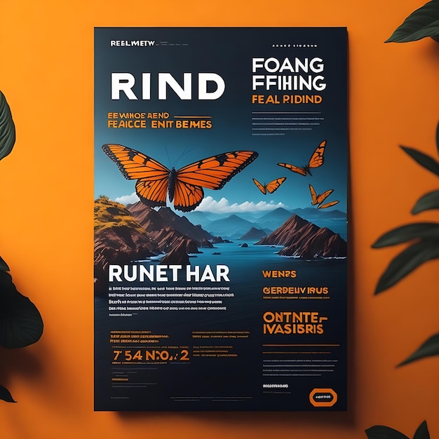 Foto vector echte vinden flyer ontwerp