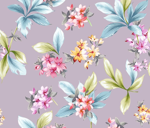 Photo vector floral tropical grey background