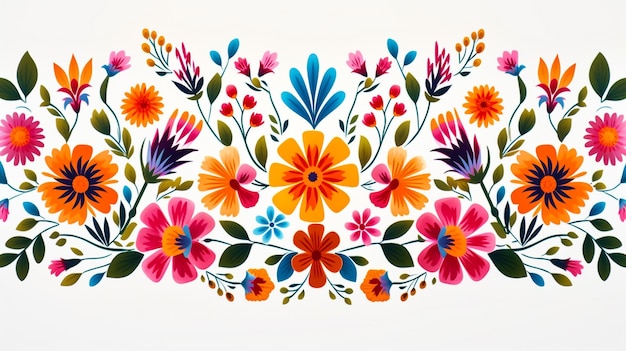 vector flowers colorful floral collection with leaves and flowers drawing watercolor spring or s