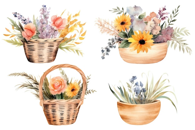 vector flowers