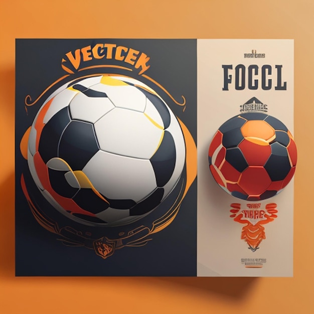 vector football mockup