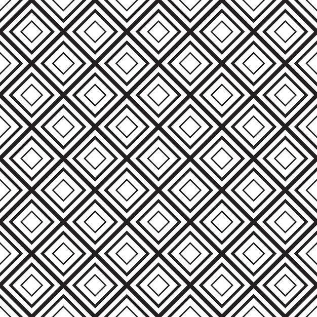 Vector geometric seamless diamonds pattern