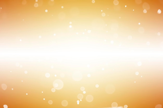 Vector Gold abstract bokeh background with Golden orange bokeh light effect