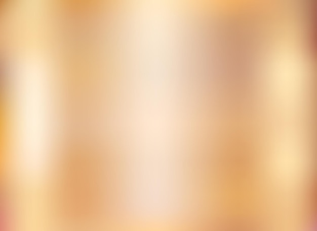 Vector gold blurred gradient style background Elegant light and shine vector design element