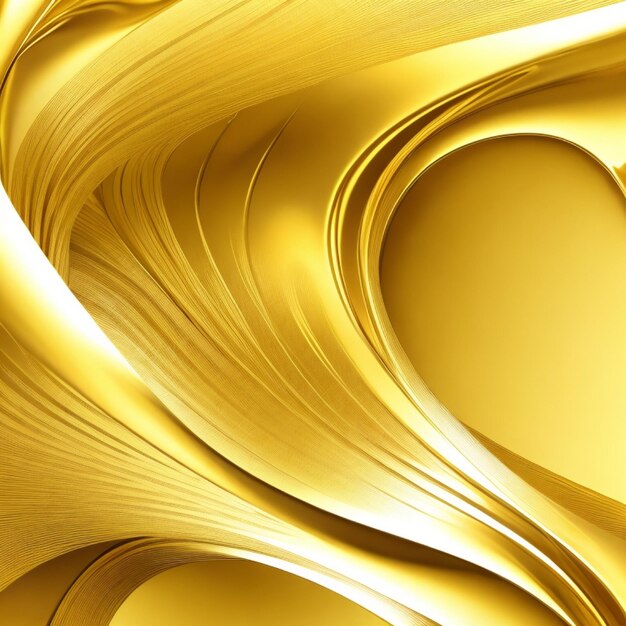 Photo vector golden background vector with metallic wave