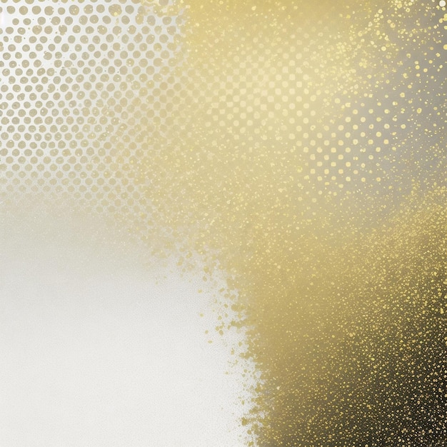 vector golden luxury halftone glitter white background