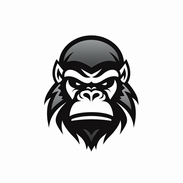 Photo vector of gorilla mascot logo design