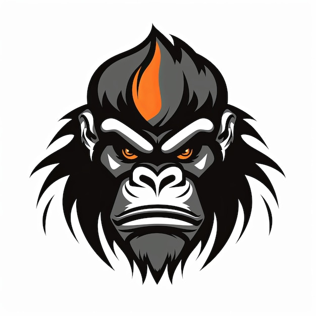 Photo vector of gorilla mascot logo design