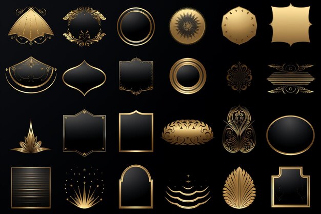 vector gradient black background with golden textures Related tags