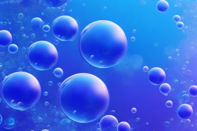 vector gradient bubble liquid abstract background