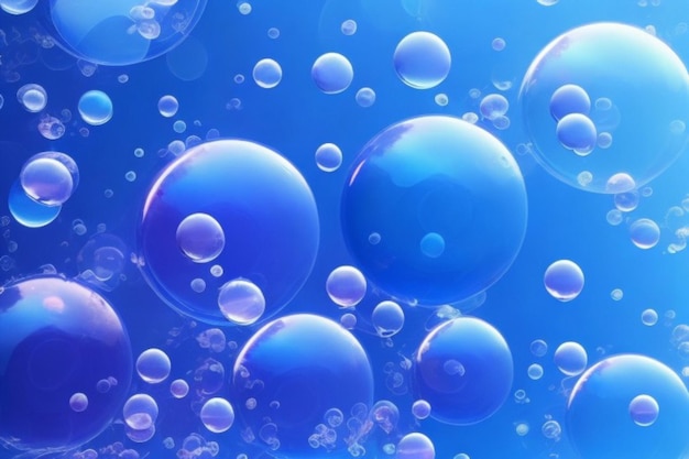 Foto sfondo astratto di bolle a gradiente vettoriale