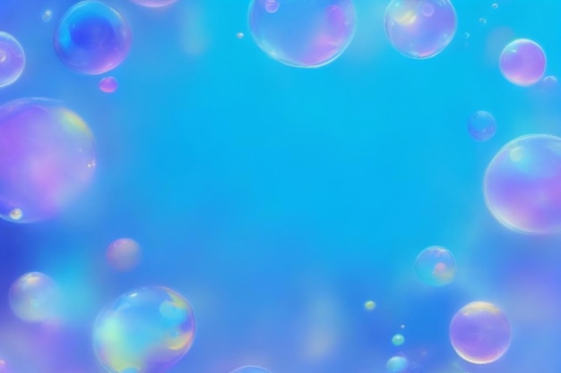 Vector gradient bubble liquid abstract background