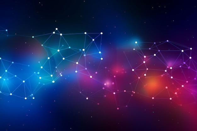 Photo vector gradient network connection background