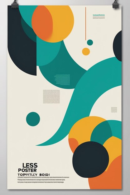 vector graphic design cover in bauhaus style