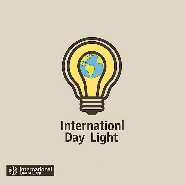 Vector Graphic for International Day of Light Celebration