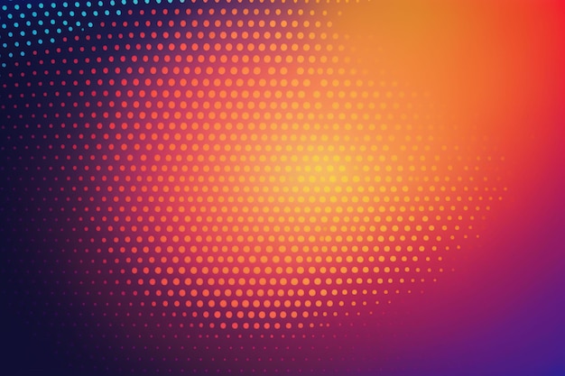 Vector halftone gradient effect Vibrant abstract background