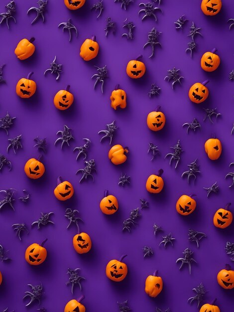 Foto vector il modello senza cuciture di halloween con l'artiglio segna il fondo variopinto dell'illustrazione di halloween