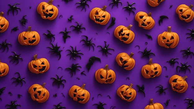 Vector halloween seamless pattern with claw marks halloween illustration colorful background