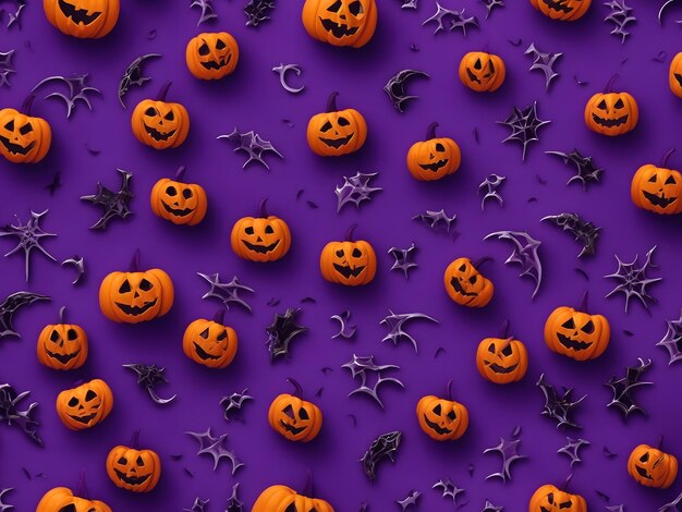 Vector halloween seamless pattern with claw marks halloween illustration colorful background